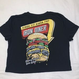 Cropped Workout Top by Kinda Fit Kinda Fat